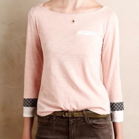 Anthropologie Tops - Anthropologie - Little Yellow Button - pink top